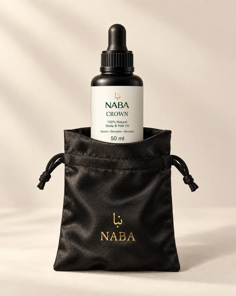 Naba Crown with its pouch